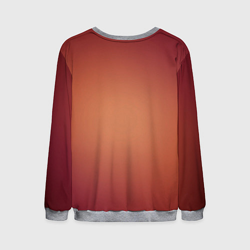 Мужской свитшот Французский бульдог пиксельный / 3D-Меланж – фото 2