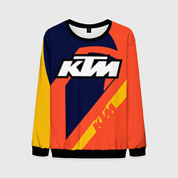 Свитшот мужской KTM VINTAGE SPORTWEAR, цвет: 3D-черный