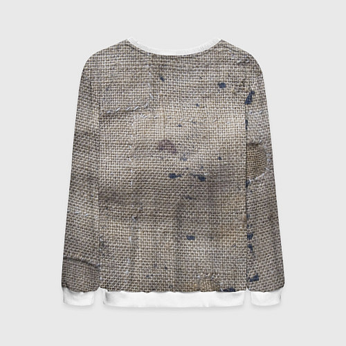 Мужской свитшот Only for Italy Мешковина Авангард Hype / 3D-Белый – фото 2