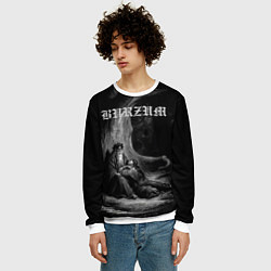 Свитшот мужской The Ways of Yore - Burzum, цвет: 3D-белый — фото 2