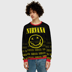 Свитшот мужской Smile Nirvana, цвет: 3D-красный — фото 2