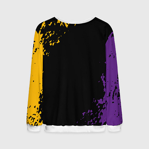 Мужской свитшот Kobe Bryant Баскетболист 24 / 3D-Белый – фото 2