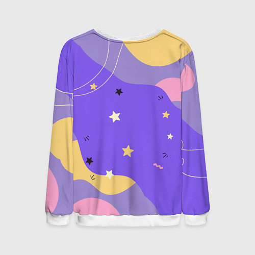 Мужской свитшот Prom party / 3D-Белый – фото 2