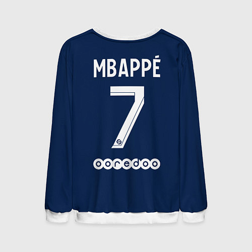 Мужской свитшот PSG MBAPPE МБАППЕ ДОМАШНЯЯ ФОРМА 2223 / 3D-Белый – фото 2