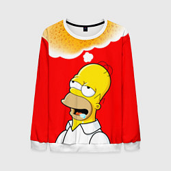 Свитшот мужской Homer dream, цвет: 3D-белый