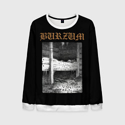 Свитшот мужской Burzum cockroaches, цвет: 3D-белый