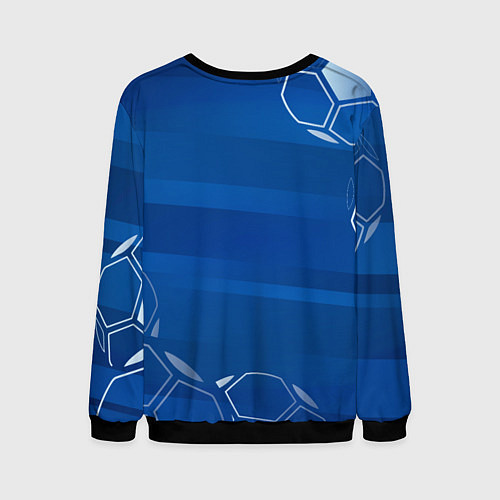 Мужской свитшот Monaco Football Club Number 1 / 3D-Черный – фото 2