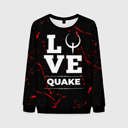 Свитшот мужской Quake Love Классика, цвет: 3D-черный