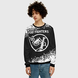 Свитшот мужской Foo Fighters КОТ Арт, цвет: 3D-черный — фото 2