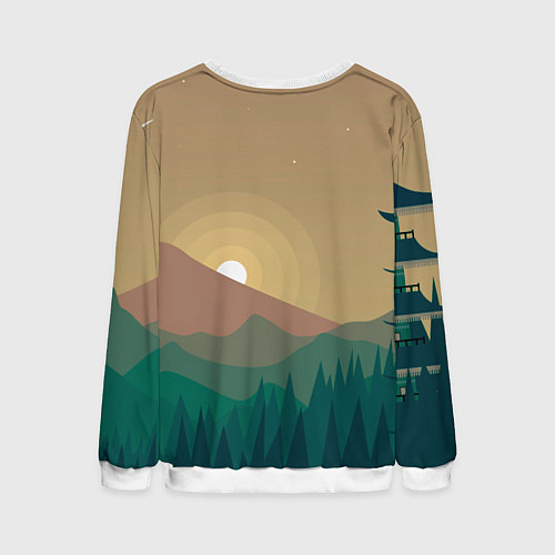 Мужской свитшот Xiao Kick SLime / 3D-Белый – фото 2