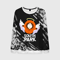 Мужской свитшот Южный парк - Кенни Kenny ангел