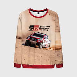 Свитшот мужской Toyota Gazoo Racing Desert Rally, цвет: 3D-красный