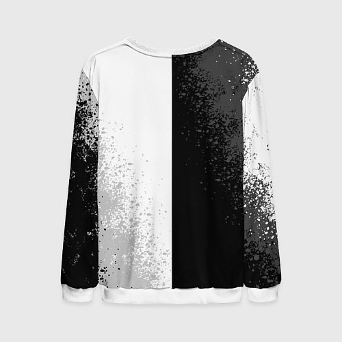 Мужской свитшот FAIRY TAIL BLACK AND WHITE LOGO / 3D-Белый – фото 2