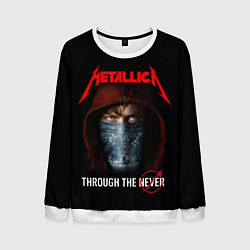 Свитшот мужской METALLICA THROUGH THE NEVER, цвет: 3D-белый