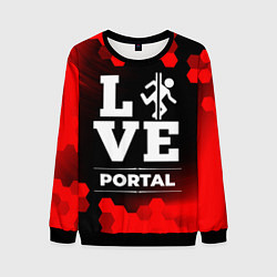 Мужской свитшот Portal Love Классика