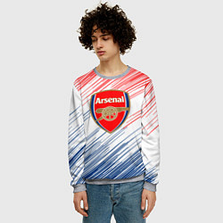 Свитшот мужской Арсенал arsenal logo, цвет: 3D-меланж — фото 2