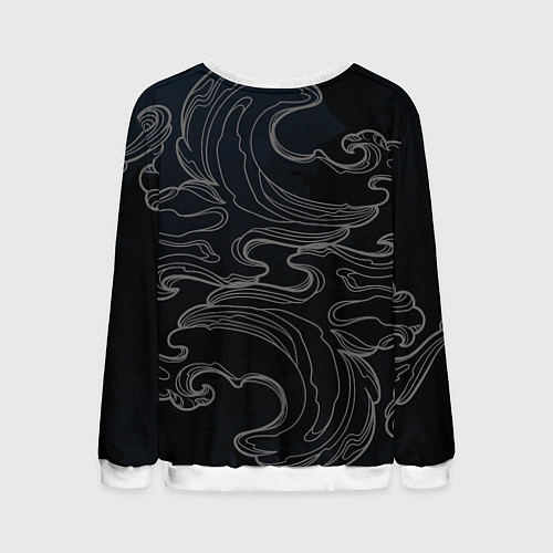 Мужской свитшот Кирито и Асуна - Sword Art Online / 3D-Белый – фото 2