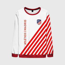 Свитшот мужской Atletico madrid красные полосы, цвет: 3D-красный