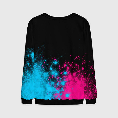 Мужской свитшот Sevilla Neon Gradient / 3D-Черный – фото 2