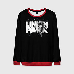 Свитшот мужской Linkin Park логотип с фото, цвет: 3D-красный