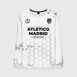 Свитшот мужской Atletico Madrid Champions Униформа, цвет: 3D-белый