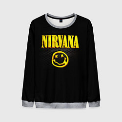 Свитшот мужской NIRVANA соты, цвет: 3D-меланж