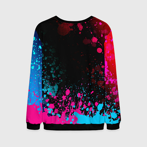 Мужской свитшот Club Brugge Neon Gradient - FS / 3D-Черный – фото 2