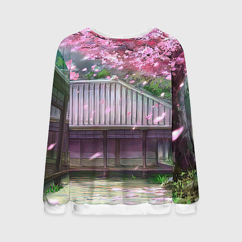 Мужской свитшот Кагуя - Синомия Love is war Госпожа / 3D-Белый – фото 2