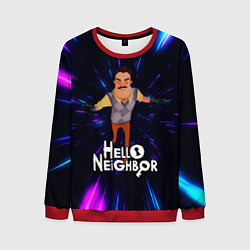 Мужской свитшот Hello Neighbor Привет сосед Бегущий сосед