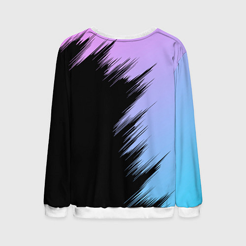 Мужской свитшот Хвост феи - neon / 3D-Белый – фото 2