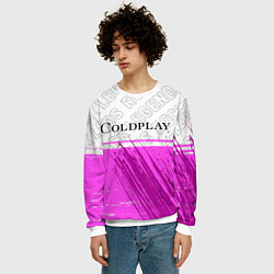 Свитшот мужской Coldplay Rock Legends, цвет: 3D-белый — фото 2