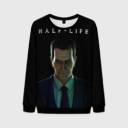 Свитшот мужской Half life - Gman, цвет: 3D-черный