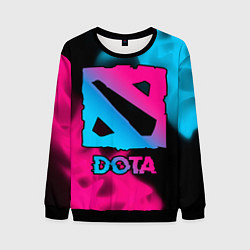 Свитшот мужской Dota Neon Gradient, цвет: 3D-черный