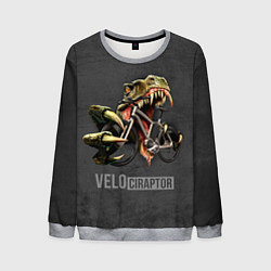 Мужской свитшот ВЕЛОцираптор мелового периода - Турок