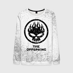 Мужской свитшот The Offspring с потертостями на светлом фоне
