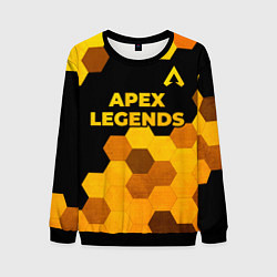 Мужской свитшот Apex Legends - gold gradient: символ сверху