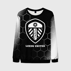 Мужской свитшот Leeds United sport на темном фоне