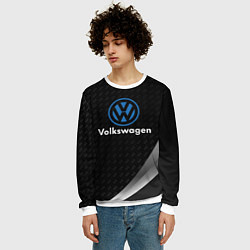 Свитшот мужской Volkswagen абстракция, цвет: 3D-белый — фото 2