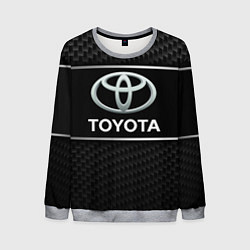 Свитшот мужской Toyota Карбон, цвет: 3D-меланж
