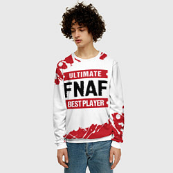 Свитшот мужской FNAF: Best Player Ultimate, цвет: 3D-белый — фото 2