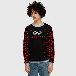 Свитшот мужской Infinity sport, цвет: 3D-меланж — фото 2