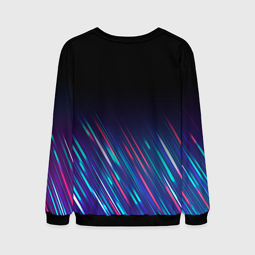 Мужской свитшот Bleach stream / 3D-Черный – фото 2