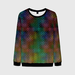 Мужской свитшот Неоновый сетчатый узор