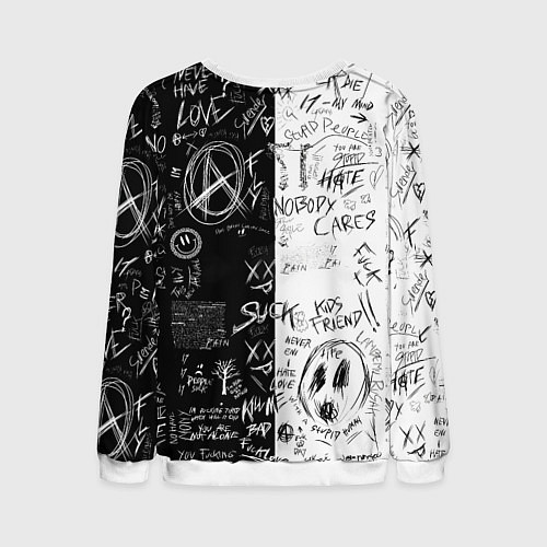 Мужской свитшот Марин Китагава - фарфоровая кукла / 3D-Белый – фото 2