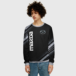 Свитшот мужской Mazda карбон, цвет: 3D-меланж — фото 2