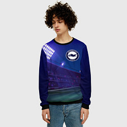 Свитшот мужской Brighton ночное поле, цвет: 3D-черный — фото 2