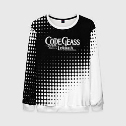 Свитшот мужской Code geass Абстракция, цвет: 3D-белый