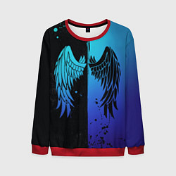 Мужской свитшот Крылья инь янь