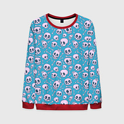 Мужской свитшот Весёлый череп с короной