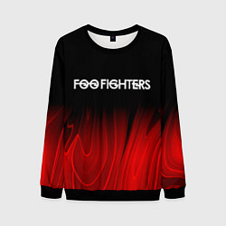 Мужской свитшот Foo Fighters red plasma